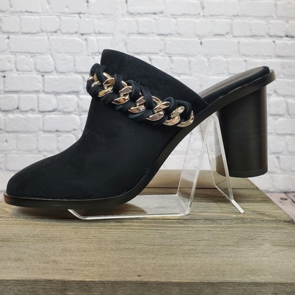 Rebecca Minkoff Shoes - 𝅺rebecca Minkoff Gayiah Suede Stacked Heeled Mules